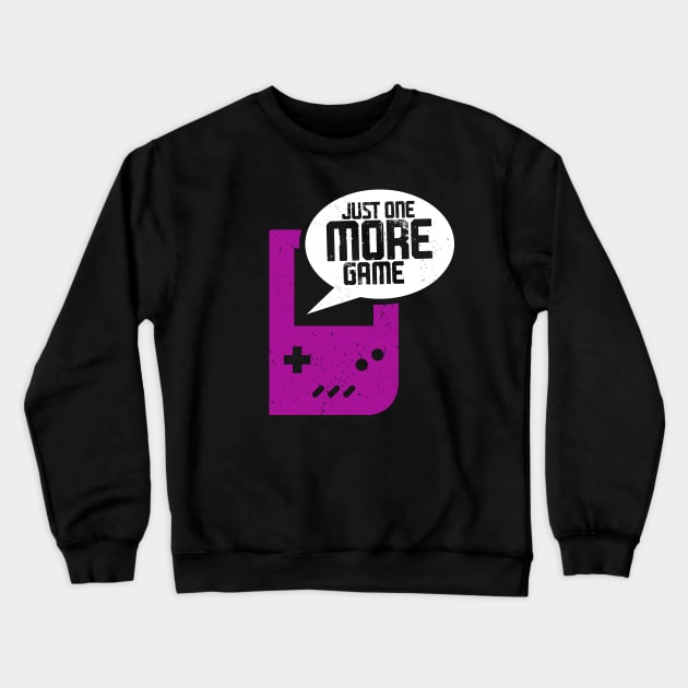 One More Game Crewneck Sweatshirt by machmigo